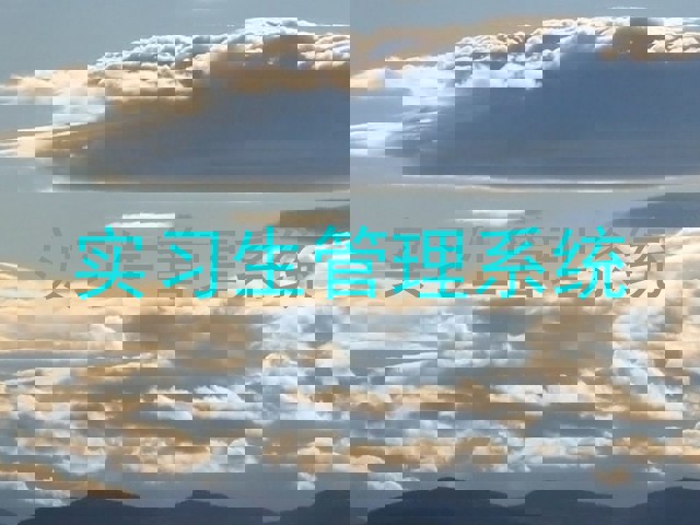 实习生管理系统