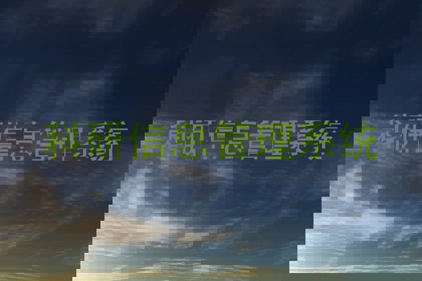 科研信息管理系统