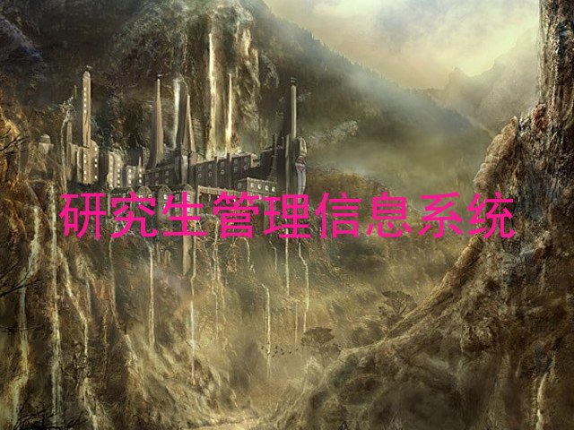 研究生管理信息系统
