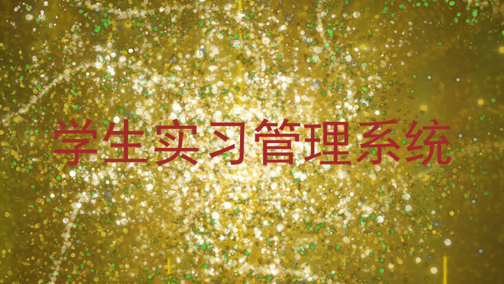 学生实习管理系统