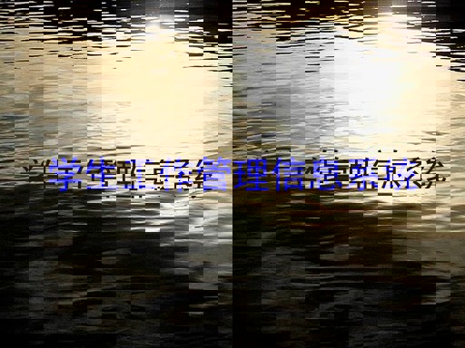 学生工作管理信息系统