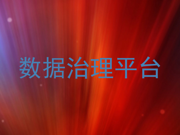 数据治理平台