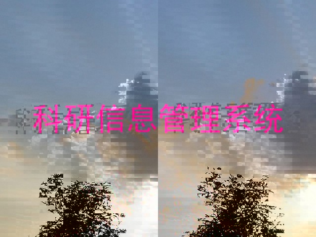 科研信息管理系统