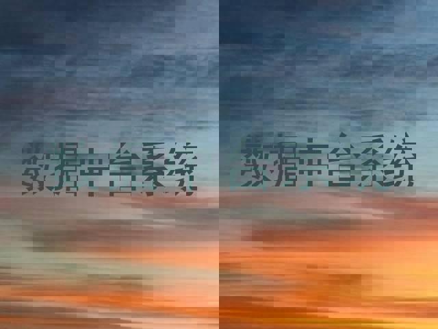 数据中台系统