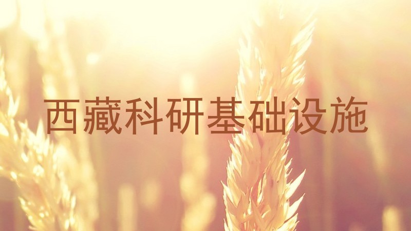 西藏科研基础设施