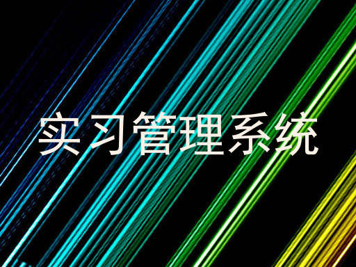 實習(xí)管理系統(tǒng)