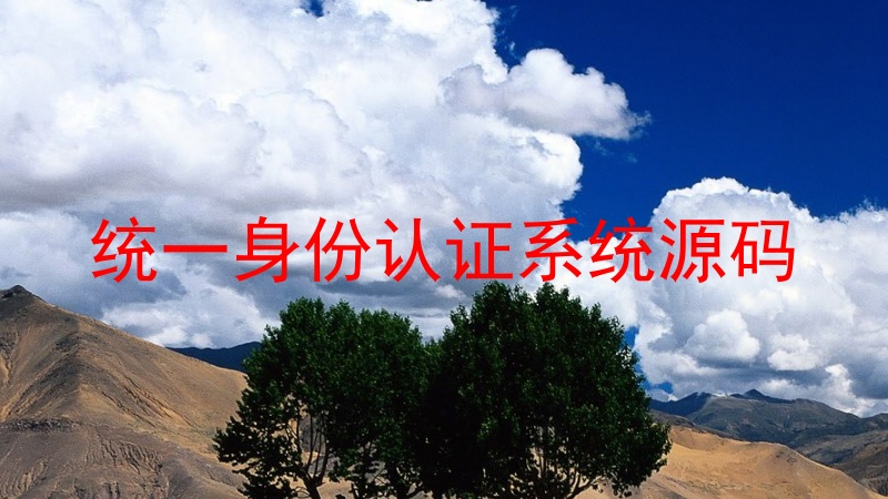 统一身份认证系统源码