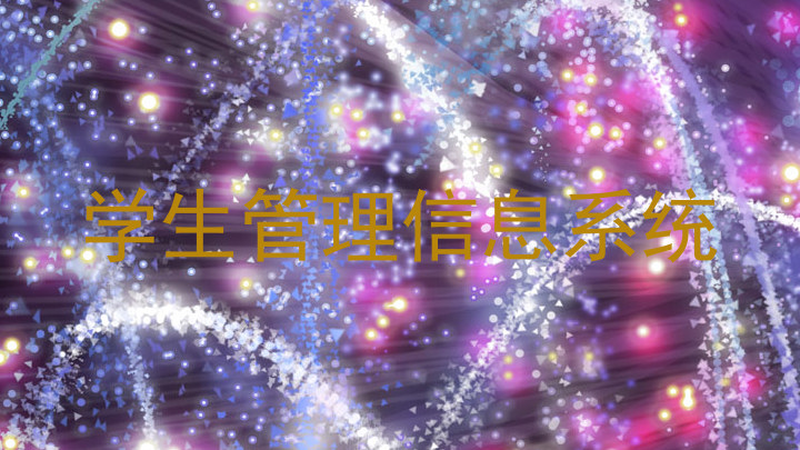学生管理信息系统