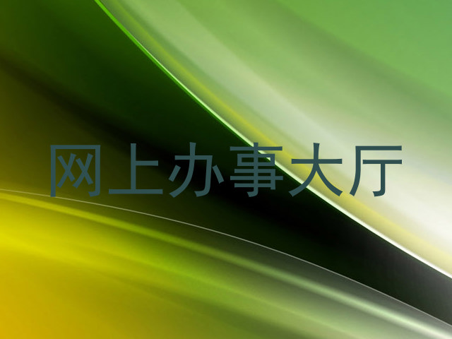 网上办事大厅