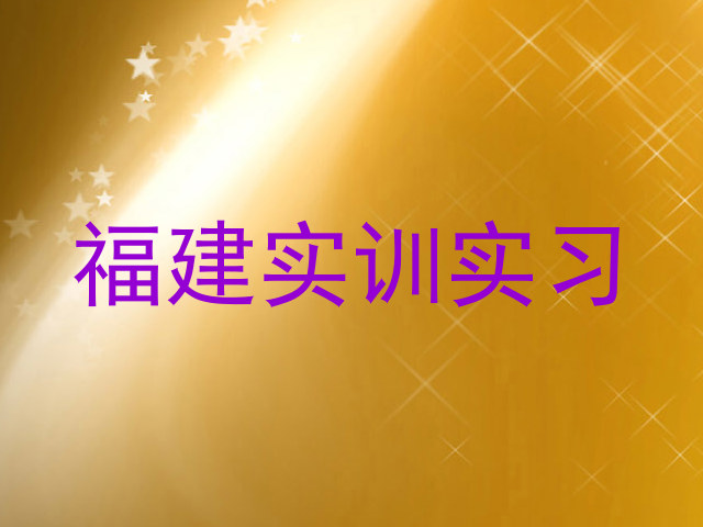福建实训实习