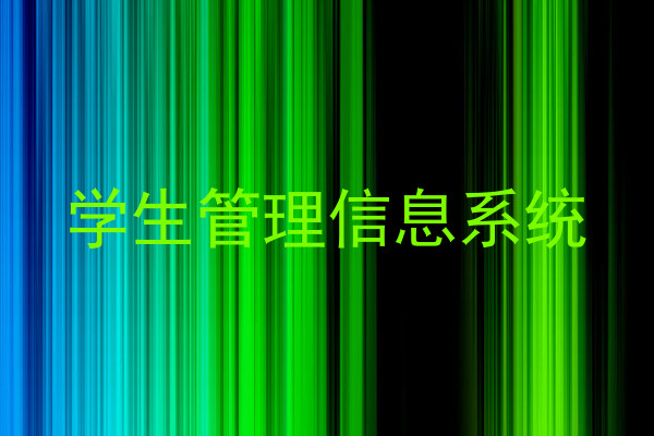 学生管理信息系统