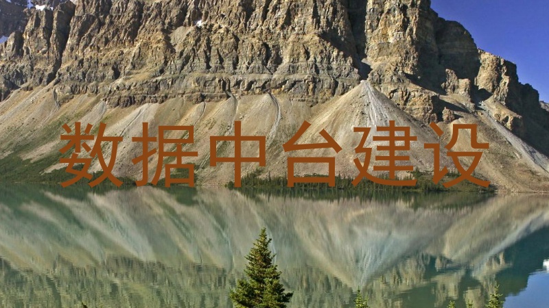 数据中台建设