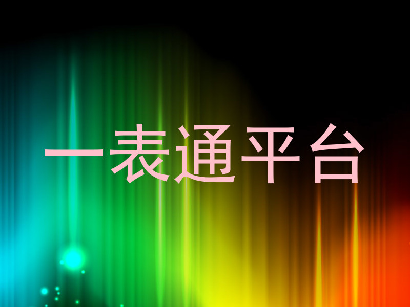 一表通平台