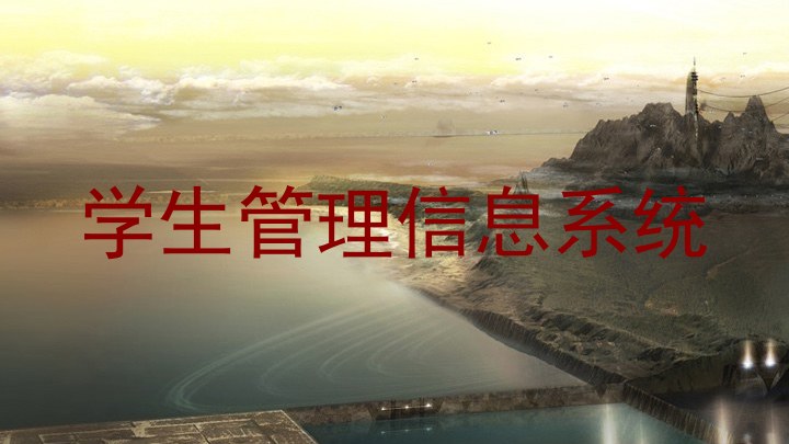 学生管理信息系统