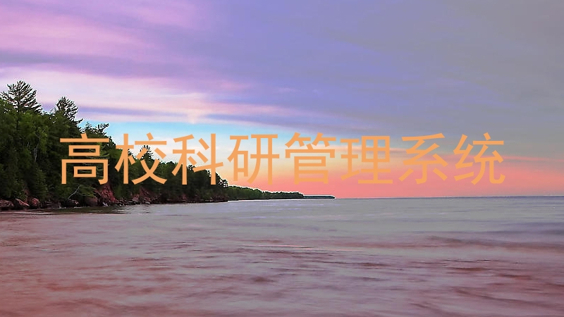高校科研管理系统