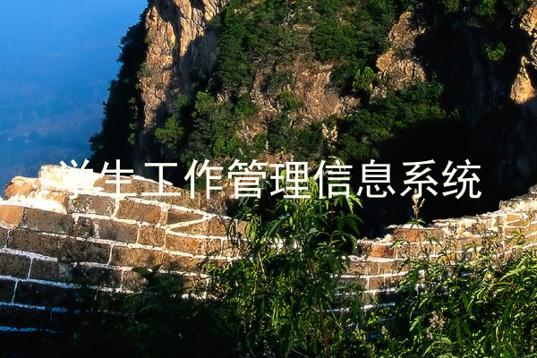 学生工作管理信息系统