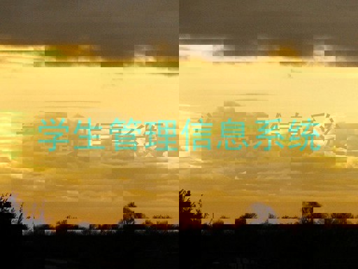 学生管理信息系统