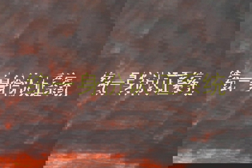 统一身份认证系统