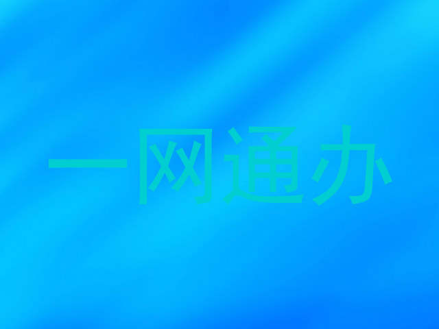 一网通办