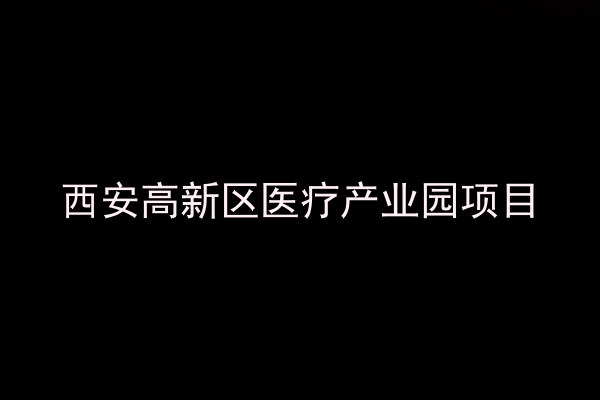 西安高新区医疗产业园项目