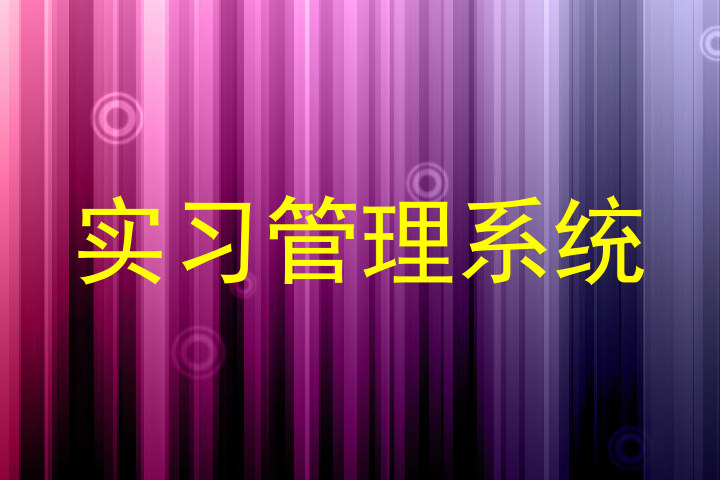 实习管理系统