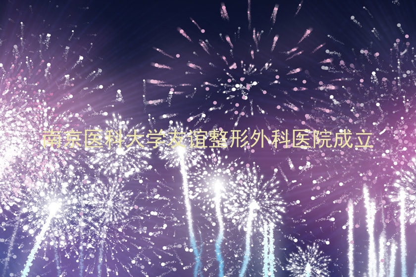 南京医科大学友谊整形外科医院成立