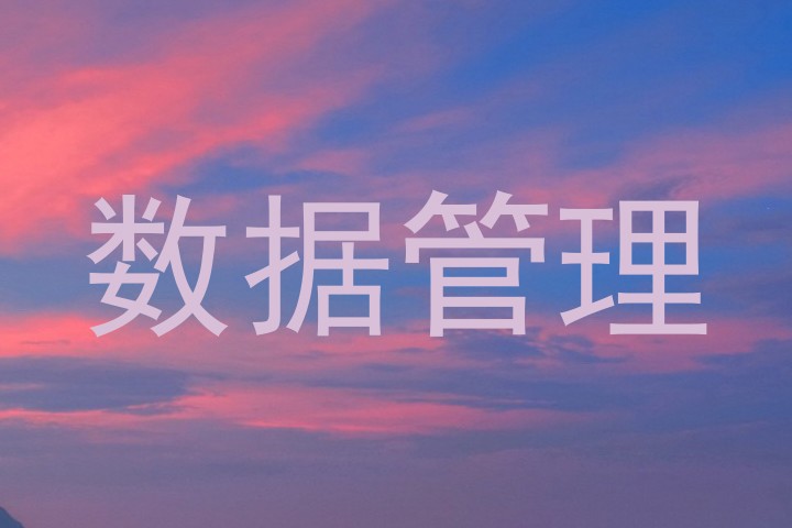 数据管理
