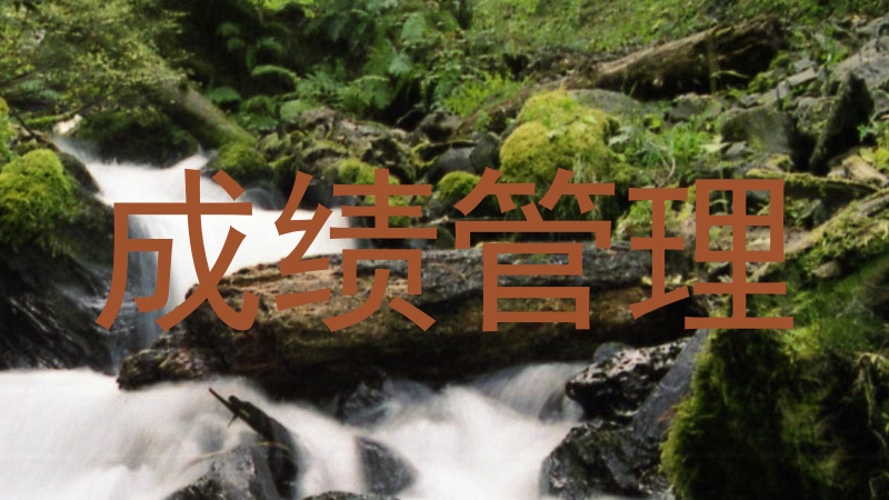 成绩管理