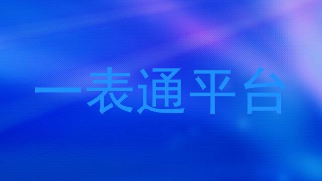 一表通平台