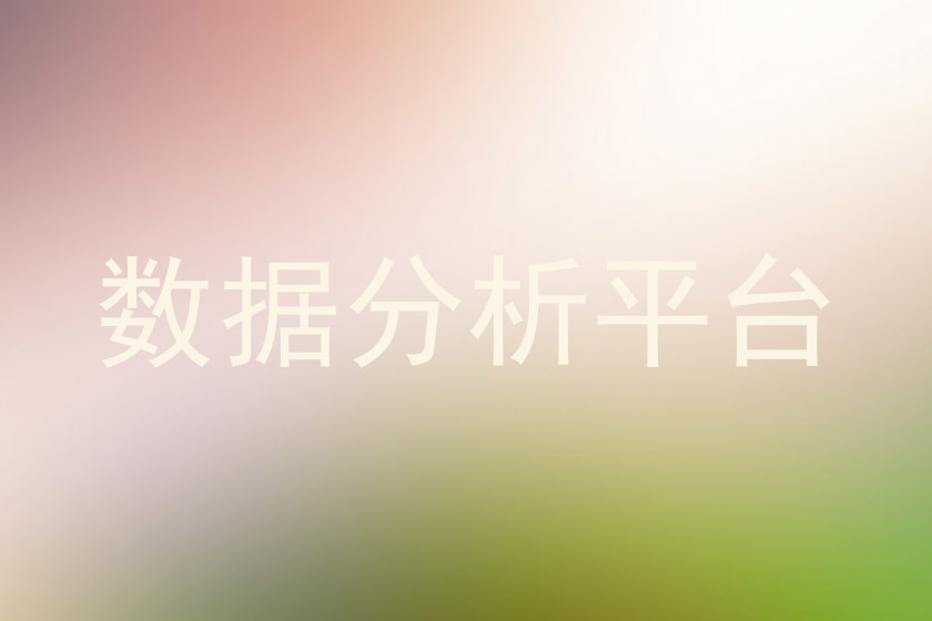 数据分析平台