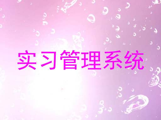 实习管理系统