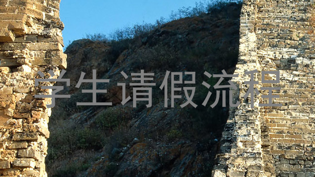 学生请假流程