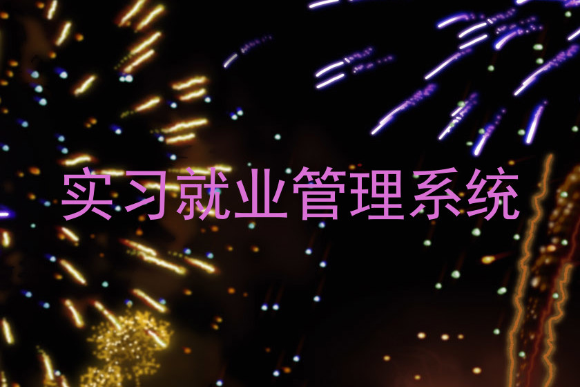 實(shí)習(xí)就業(yè)管理系統(tǒng)