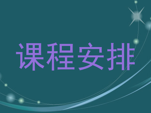 课程安排