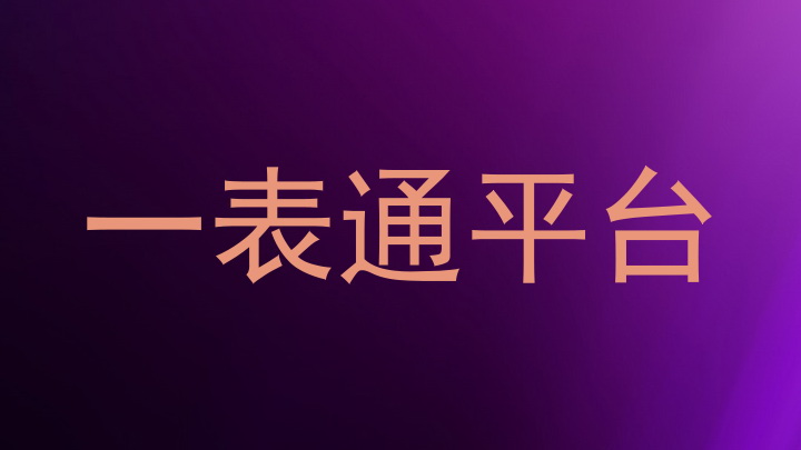 一表通平台