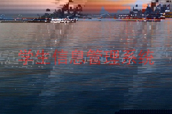 学生信息管理系统