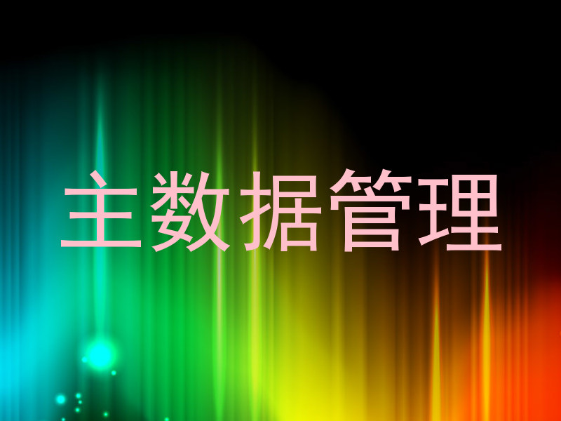 主数据管理