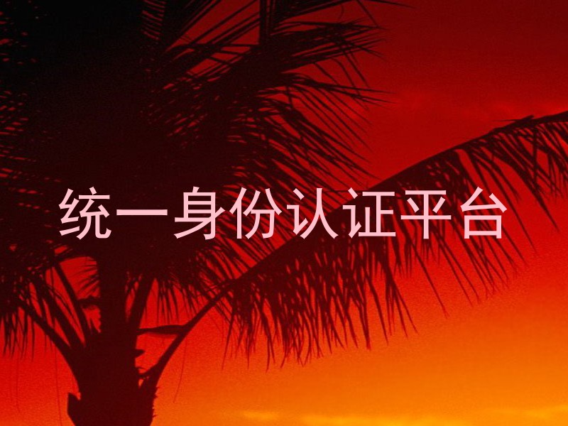 统一身份认证平台