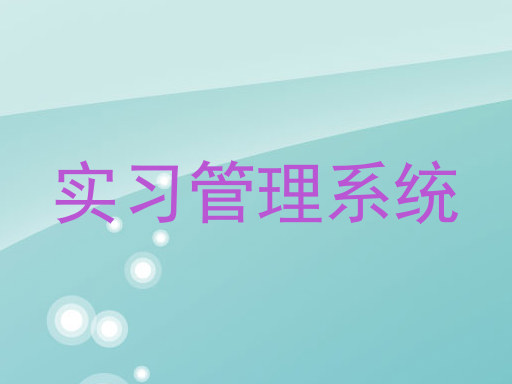實習管理系統(tǒng)