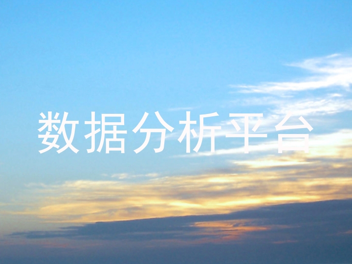 数据分析平台