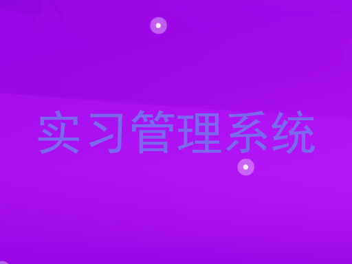 实习管理系统