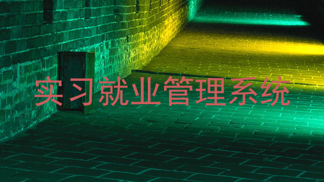 实习就业管理系统