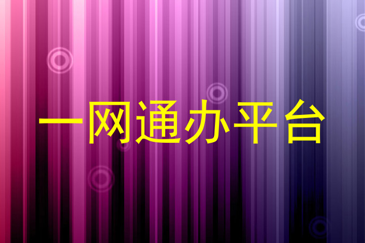 一网通办平台