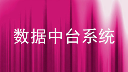 数据中台系统