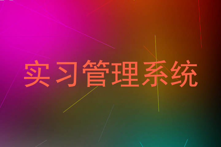 实习管理系统