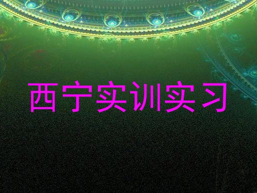 西宁实训实习