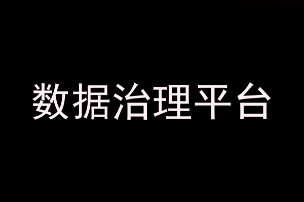 数据治理平台