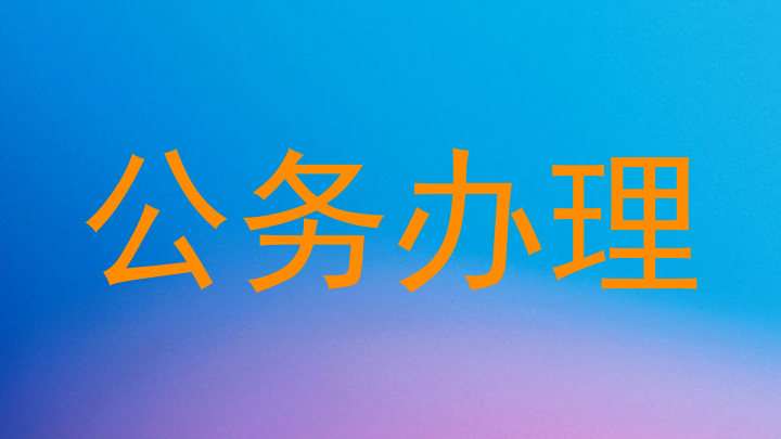 公务办理