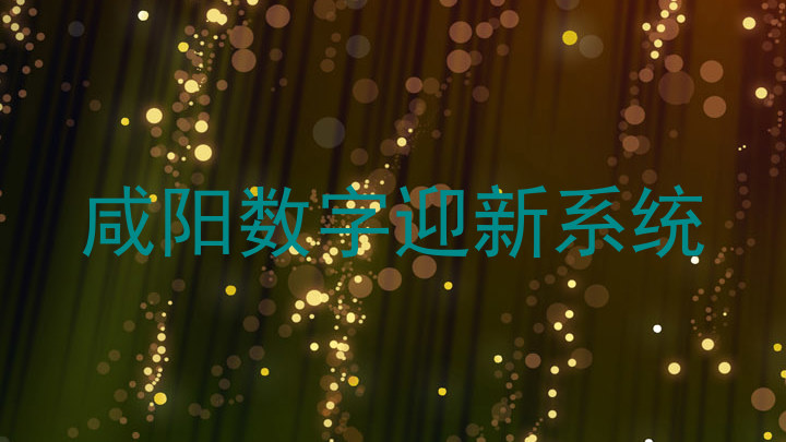 咸阳数字迎新系统