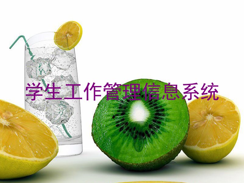学生工作管理信息系统